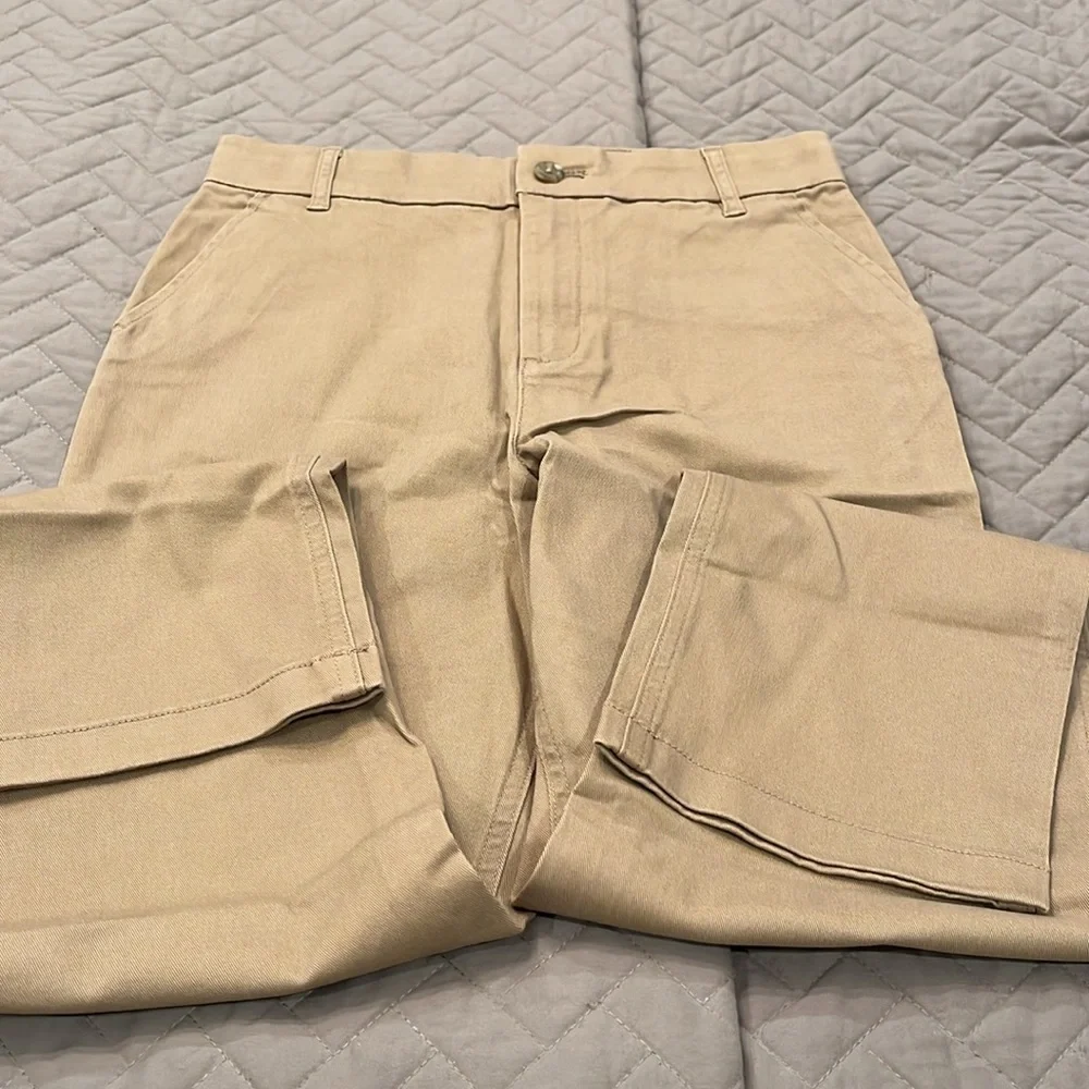 J. Crew Camel Girls' chino pant/NWT/12